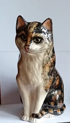 Buy Vintage Babbacombe Pottery Philip Laureston Hand Painted Tabby Cat 31 Cm Tall • 54.99£
