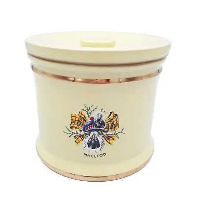 Buy Vintage Scottish Lidded Preserve Pot, Stoneware Kitchen Storage Canister Jar  • 10£