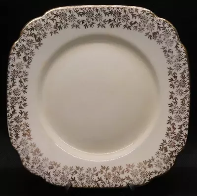 Buy Vintage Royal Standard Fine Bone China Tea/Side Plate With Gold Flower Border • 17.35£