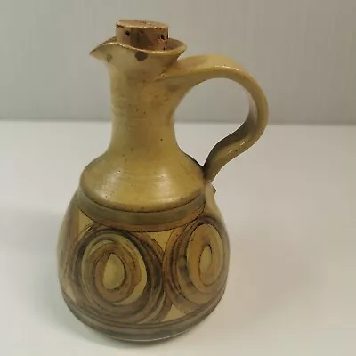 Buy Vintage Alvingham Pottery Swirls Oil Jug • 12.95£