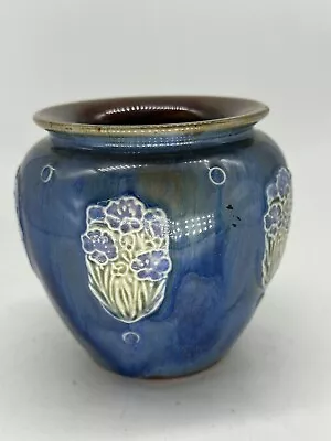 Buy Royal Doulton Iris Pot Vase 8494 1922-27c 10cm High • 70£