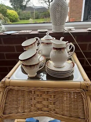 Buy Royal Grafton Majestic Red China 6 Cups Saucers And Tea Plates  • 30£