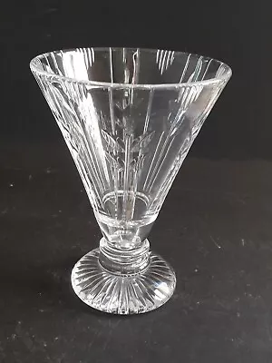Buy Stuart & Sons Crystal Cut  Art Deco Glass Vase Rare  Pattern  • 26£