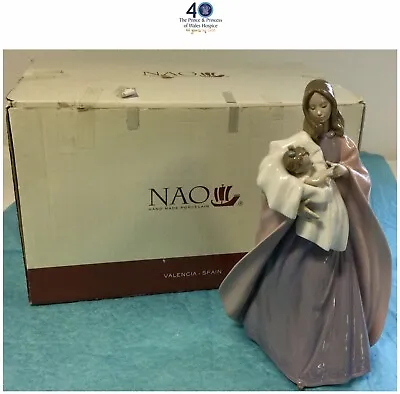 Buy Vintage 1997 Large Lladró Nao Figure No. 02001300  A Mother's Touch  • 54£