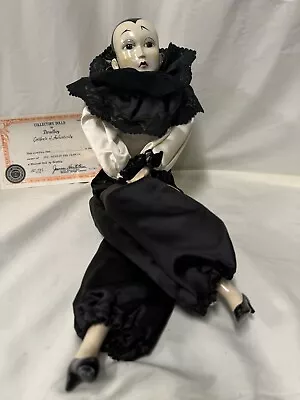 Buy Bradley Musical Doll 'Send In The Clowns' 21  Pierrot Collectible W/COA -Works! • 47.21£