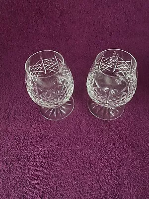 Buy Edinburgh Crystal, Scothland, 2 X Brandy Glasses, 11.8cm • 20£