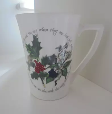 Buy Portmeirion Christmas Mug The Holly And The Ivy Tall Excellent Condition Unused • 9.99£