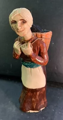 Buy Isle Of Lewis Coll Pottery 1975 Peat Collector Lady • 24.99£