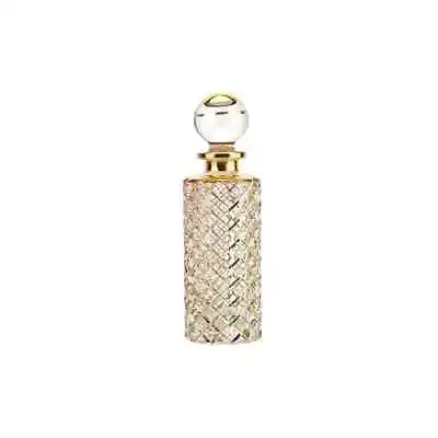 Buy Crystal Gold Decanter 150ml For Oil Fragrance Vintage Style Glass Bottle Drinks • 17.99£