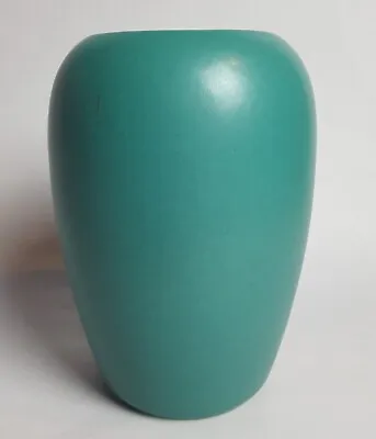 Buy West German Scheurich Keramik Pottery Vase Jade Green Glaze Retro Fat Lava • 27.50£