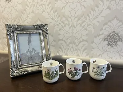 Buy 3 Pretty Floral Fine Bone China Mugs From James Dean Pottery • 3£