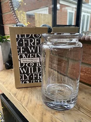 Buy Emma Bridgewater Black Toast Medium Glass Jar Vase Boxed And New • 45£