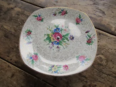 Buy Vintage Midwinter China Floral Cake Stand - GC • 7.99£