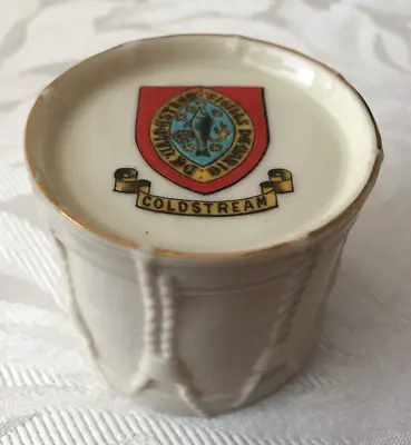 Buy Vintage Coldstream Crested Ware China Drum • 11.99£