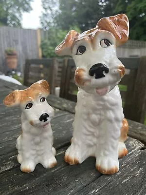 Buy Vintage Sylvac Pottery Tan Cream Terrier Dogs  • 29.99£