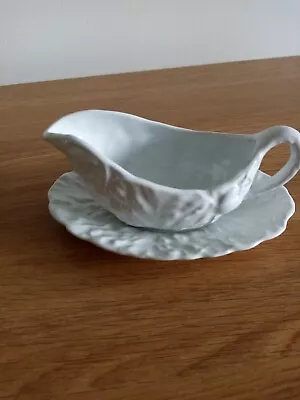 Buy Vintage Carltonware White Mint Sauce Boat With Saucer Carlton Ware Perfect Cond. • 6.99£