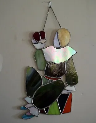 Buy Stained/Leaded Glass Suncatcher/Wall Hanging Harlequin Jester Clown-14.5  X 9  • 22.73£