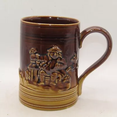 Buy Vintage Lambeth Arthur Wood England Glazed Tankard Stein Mug Treacle Ware • 14.95£