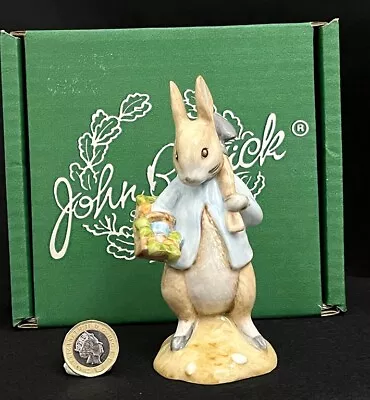 Buy Beatrix Potter 'Peter Rabbit Gardening' Boxed Beswick © 1997 Until 1998 VGC • 29.95£