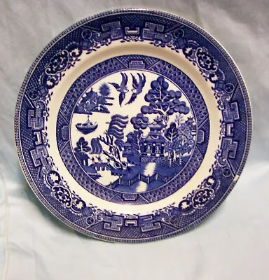 Buy DINNER PLATE FENTON OLDE BLUE Willow 11  D. Plate J Kent Ironstone England  (A1) • 23.63£