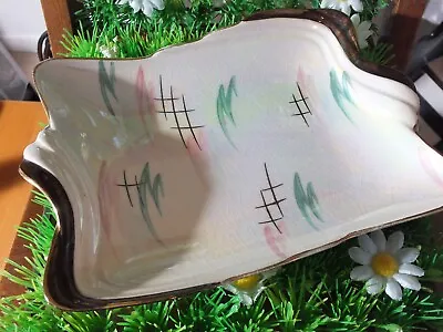 Buy Old Vintage Royal Winton China Sandwich Plate With Abstract Design Iridescent • 7.99£