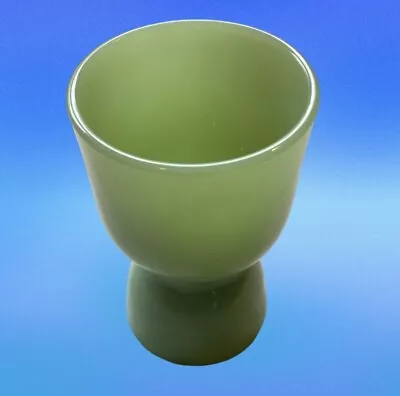 Buy Vintage 1940’s Jadeite Anchor Hocking Fire King Glass Double Cup, Egg Cup • 21.13£