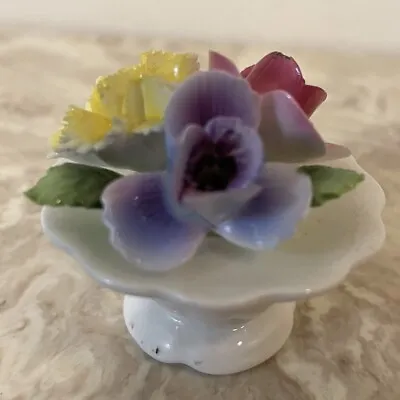 Buy Beautiful Vintage Royal Adderley Porcelain Flowers Bone China Made In England • 13.24£
