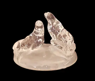 Buy Cristal D'Arques France Crystal Sea Lions Clear Lead Crystal Figurine  • 14.48£