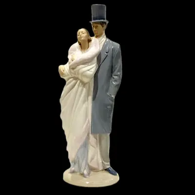 Buy NAO LLADRO SOCIETY COUPLE (ART DECO) Porcelain Figure SPAIN 1994 VINTAGE RARE VG • 139.99£
