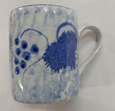 Buy New Studio Poole Pottery Blue Vine Pattern 4 Inch Mug Made In Poole On The Quay • 14.99£