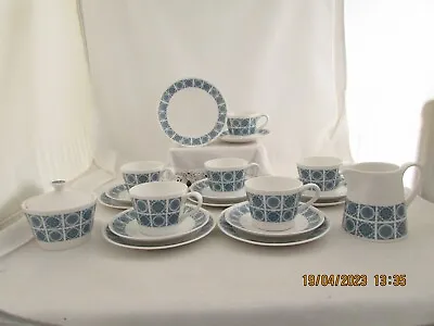 Buy Royal Tuscan   Charade   Pattern Tea Set  • 25£