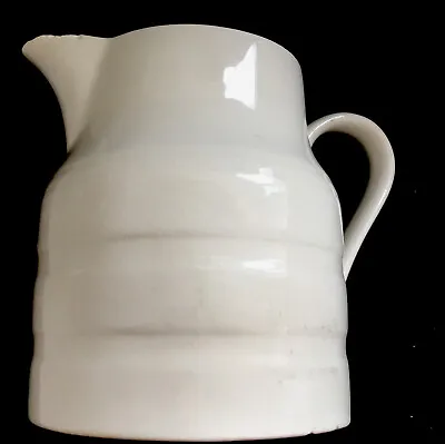 Buy Lord Nelson Pottery Vintage Cream 5” Milk Jug Cream Colour 70’s Ribbed • 8.99£