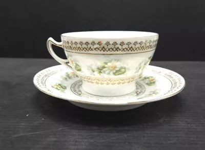 Buy C.S. Prussia Gold Embellished Antique Bone China Teacup And Saucer • 28.88£