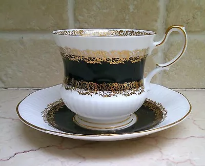 Buy Queen's Bone China 'marquis' Tea Cup And Saucer. • 5.95£