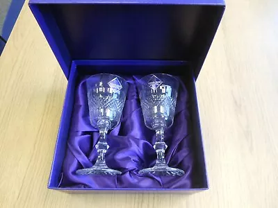 Buy Boxed Edinburgh Crystal Wine Glasses • 14.99£
