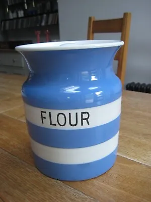 Buy Vintage Cornishware..flour Storage Jar..t.g.green..stunning Large Item • 75£