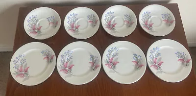 Buy **Replacements**  Vintage ROYAL ALBERT Fancy Free Saucers & Plates - Excellent • 3.95£