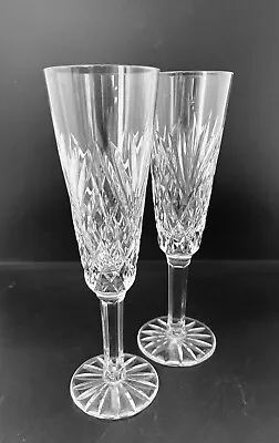 Buy Tyrone Crystal Antrim Glass Champagne Flute X2 • 30£