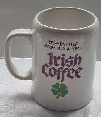 Buy Irish Coffee Recipe Cup R. Dakin 1987 Step By Step Instructions New • 8.85£
