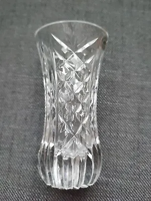 Buy Tyrone Crystal  11cm Tall, Full Lead Omagh Vase - Stamped - Ex Cond • 3.99£