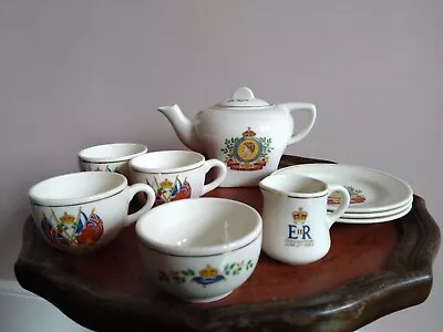 Buy Royal Cauldon Queen Elizabeth II 1953 Coronation Tea Set For 3 - Without Saucers • 20£