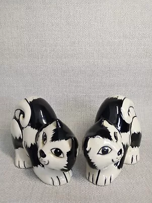 Buy Pair Of Lorna Bailey Cat - Figurines Ornament/Salt And Pepper Pots VGC Uk Only  • 30£