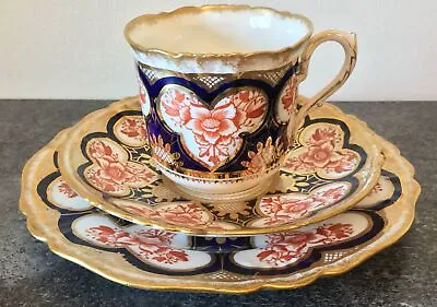 Buy Pre SHELLEY WILEMAN China FOLEY CUP SAUCER PLATE TRIO IMARI 7019 Pattern • 75£