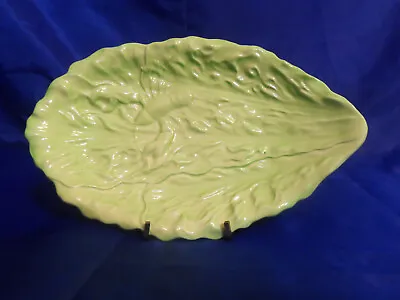Buy Carlton Ware Majolica Embossed Green Leaf Lobster Dish, Plate Or Tray 9.25  • 17.97£