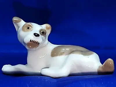 Buy Vintage Russia Ussr Lomonosov Miniature Small Dog/puppy Porcelain Figurine • 9.99£
