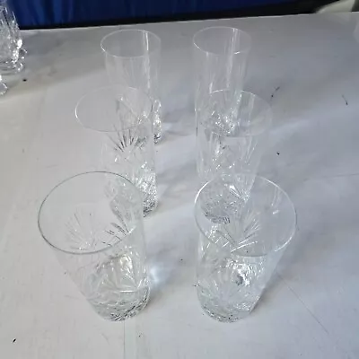 Buy Crystal Glass  A Set Of 6 Tumblers • 24.99£