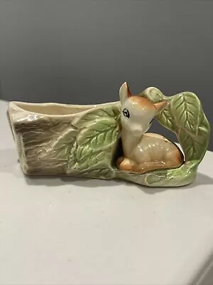 Buy Vintage Eastgate Pottery, Withernsea Fauna Small Log & Bambi Posy Perfect Cond • 9.95£