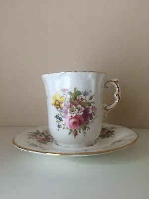 Buy Hammersley Fine Bone China Garden Flower Tea Cup And Saucer Made In England • 15.79£