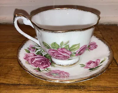 Buy Vintage Royal Standard Orleans Rose Bone China Cup & Saucer England Flowers • 9.49£