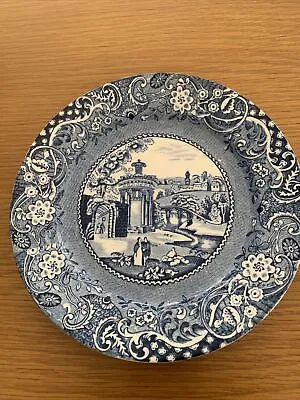 Buy Landscape Blue Luncheon Plate By W.R Midwinter Ltd. England  Blue And White Ware • 5£